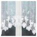 Dekorační oblouková krátká záclona na žabky TEODORA 140 bílá 300x140 cm MyBestHome