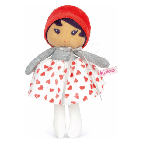 Panenka pro miminka Jade K Doll Tendresse Kaloo 18 cm v srdíčkových šatech z jemného textilu od 
