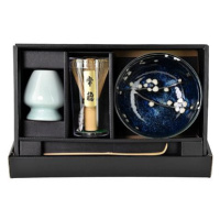 Edo Japonská souprava Matcha set Hana Blue