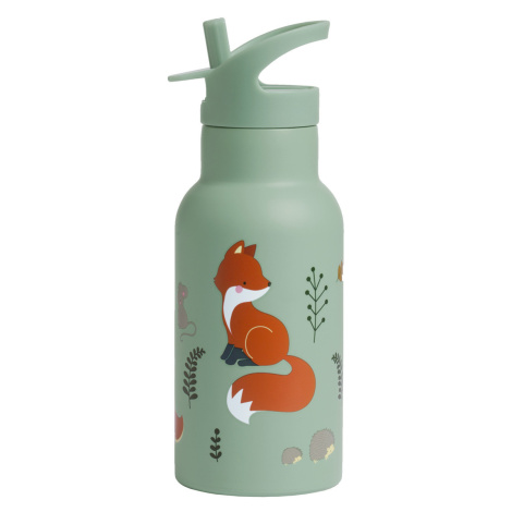A Little Lovely Company - nerezová láhev na pití, 350 ml  - kamarádi z lesa