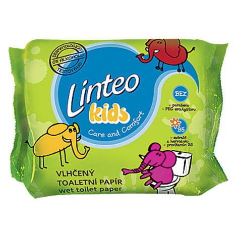 Linteo Kids Vlhčený toaletní papír 50ks