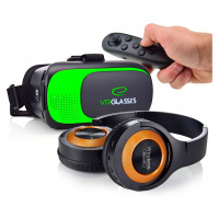 Okulary Vr Pilot Bluetooth sada sluchátky