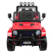 Ramiz Jeep Raptor 4x4, kožená sedačka, 2 místné červené S2388