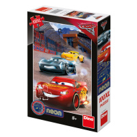 DINO - Walt Disney Cars3: Vítězné kolo 100 dílků XL neon