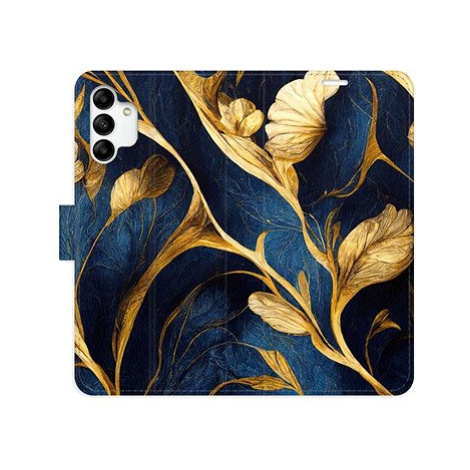 iSaprio flip pouzdro GoldBlue pro Samsung Galaxy A04s