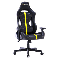 Herní židle Bergner Racing Magnum - černá/žlutá