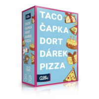 Albi Taco, čepice, dort, dárek, pizza