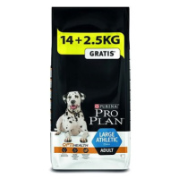 Pro Plan Large Athletic granule pro psy velkých plemen s kuřetem 14 kg + 2,5 kg
