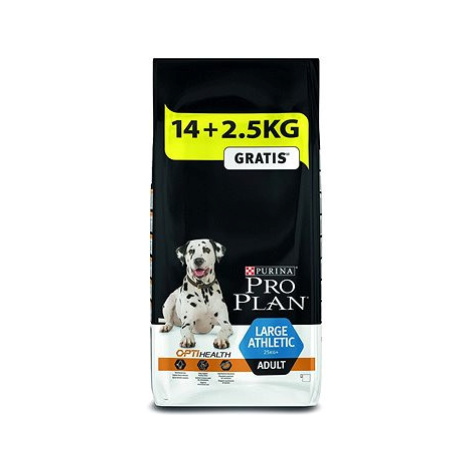 Pro Plan Large Athletic granule pro psy velkých plemen s kuřetem 14 kg + 2,5 kg Purina