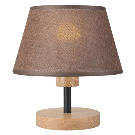 Brilagi Brilagi - Stolní lampa ANTHONY 1xE27/60W/230V dub/hnědá
