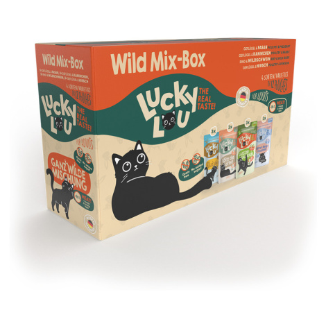 Zkušební mix Lucky Lou Adult 12 x 125 g - Wild Mix