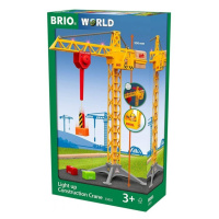 Brio 33835 svítící stavební jeřáb 55 cm