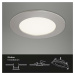 BRILONER LED vestavné svítidlo, pr. 12 cm, 7 W, matný nikl IP44 BRI 7284-012