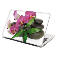 Sablio Samolepka na notebook Orchideje a kameny - 38x26 cm