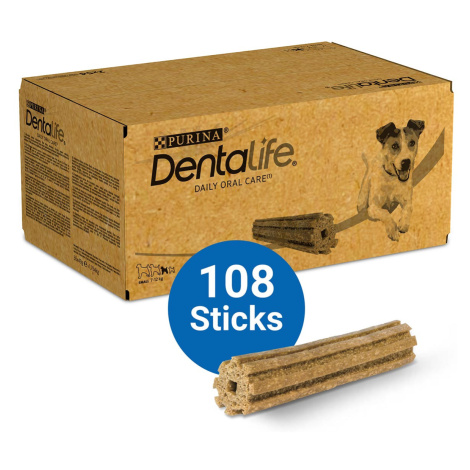 PURINA DENTALIFE pamlsky pro každodenní čištění zubů pro malé psy 2× 54 tyčinek