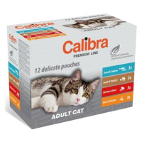 Calibra Cat Premium Kapsičky pro dospělé kočky multipack 12 × 100 g