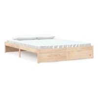 Rám postele masivní dřevo 160 × 200 cm, 814959