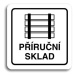 Accept Piktogram "příruční sklad" (80 × 80 mm) (bílá tabulka - černý tisk)