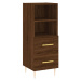 vidaXL Skříň highboard hnědý dub 34,5 x 34 x 180 cm kompozitní dřevo