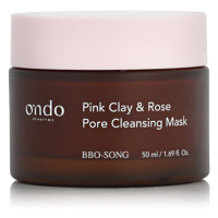 Ondo Beauty 36.5 BBO-SONG Pink Clay & Rose Pore Cleansing Mask 50 ml