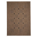 Devos koberce Kusový koberec FLOORLUX Coffee/Black 20079 – na ven i na doma - 160x230 cm