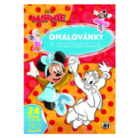 Jiri Models Omalovánky A4 se samolepkami Minnie