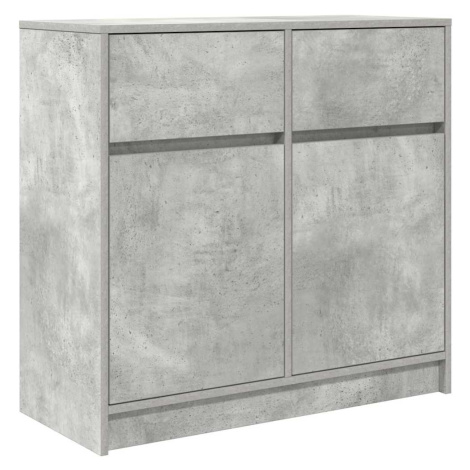 vidaXL Příborník se zásuvkou Betonová šedá Dřevěná konstrukce