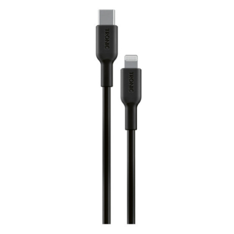 TRONIC® Nabíjecí a datový kabel, USB-A, USB-C na Lightning®, 1 m (černá, USB-C na Lightning)