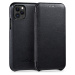 Pouzdro kožené na iPhone 11 Pro Max Obal book slim case Černé Movear