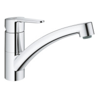 Dřezová baterie Grohe BauEco s otočným ramínkem chrom 31680000