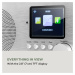 Auna Silver Star Mini Two, internetové rádio DAB+/FM, WiFi, BT, reproduktor TWS