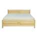 Drewmax Drewmax Vyvýšená borovicová postel LK104 120 x 200 cm