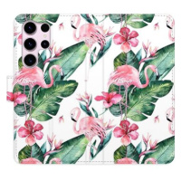 iSaprio flip pouzdro Flamingos Pattern pro Samsung Galaxy S23 Ultra