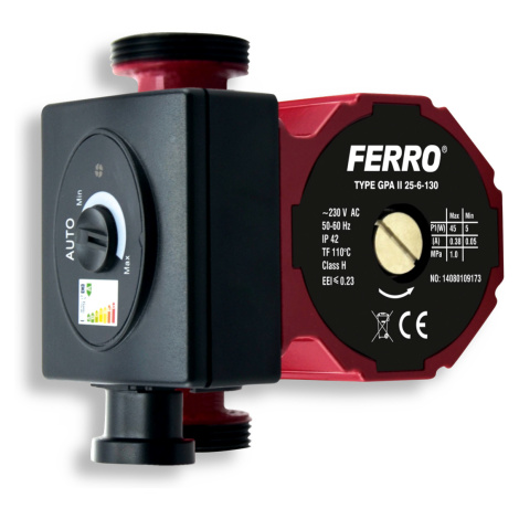Ferro oběhové elektronické čerpadlo pro topení 25-40/130MM (Novaservis)