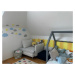 Vylen Nástěnný ochranný pás LOOP za postel do dětského pokoje Zvolte barvu: Fialová