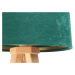 Designová stolní lampa Rijeka, zelená/zlatá