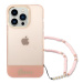 Guess GUHCP14XHGCOHP hard silikonové pouzdro iPhone 14 PRO MAX 6.7" pink Translucent Pearl Strap