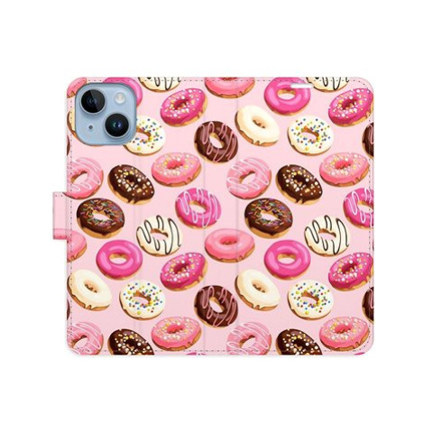 iSaprio flip pouzdro Donuts Pattern 03 pro iPhone 14