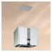 Klarstein Futurelight Smart, digestoř, 42 cm, ostrůvková, 420 m³/h, LED, nerezová ocel, černá