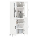 vidaXL Skříň highboard bílá 69,5 x 34 x 180 cm kompozitní dřevo