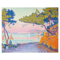 Ilustrace Golfe Juan 1896, Paul Signac, 40 × 30 cm