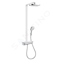 Hansgrohe 27282000 - Sprchový set Showerpipe 300 s termostatem, 2 proudy, EcoSmart 9 l/min, chro