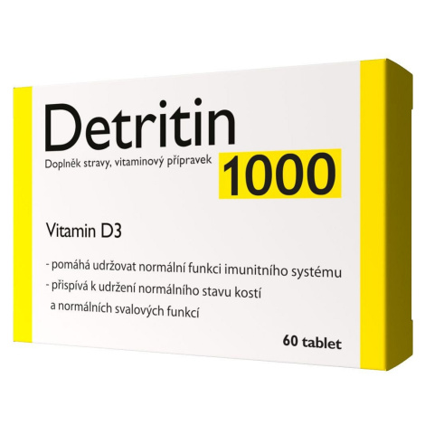 Detritin Vitamin D3 1000 Iu 60 Tablet