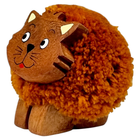2Kids Toys Dřevěná figurka XL pompon Kočka
