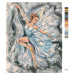 Malování podle čísel - BALETKA V MODRÝCH ŠATECH Rozměr: 40x50 cm, Rámování: vypnuté plátno na rá