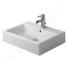 DURAVIT Vero Umyvadlo 600x470 mm, s přepadem, s otvorem pro baterii, bílá 0454600000