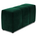 Zelená sametová područka k modulární pohovce Rome Velvet - Cosmopolitan Design