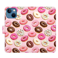 iSaprio flip pouzdro Donuts Pattern 03 pro iPhone 13 mini