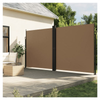 vidaXL Zatahovací boční markýza taupe 200 x 1 000 cm