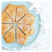 Frozen 2 forma na sušenky Nordic Ware Sweet Snowflakes, modrá, 1,4 l